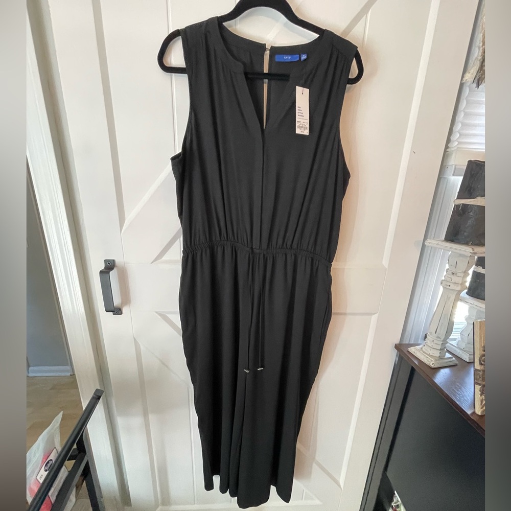 “Apt 9” black pant jumpsuit